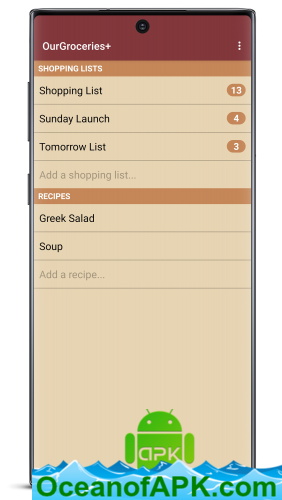 Our Groceries Shopping List v3.9.2 [Premium] APK Free Download