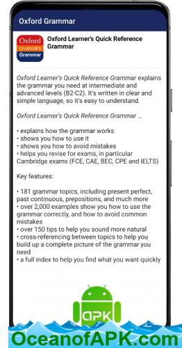 Oxford Learner’s Quick Grammar v1.1.12 [Unlocked][Modded] APK Free Download