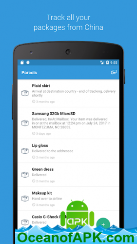 Parcels - Track Packages from Aliexpress, eBay v2.0.2 [AdFree] APK Free Download