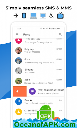 Pulse SMS (Telephone/Pill/Net) v5.5.9.2864 (Premium) APK Free Obtain