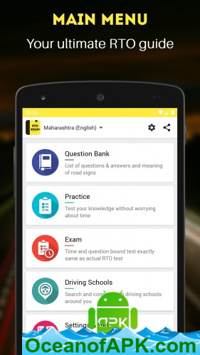 RTO Exam: Driving Licence Test v3.14 [Unlocked] APK Free Download