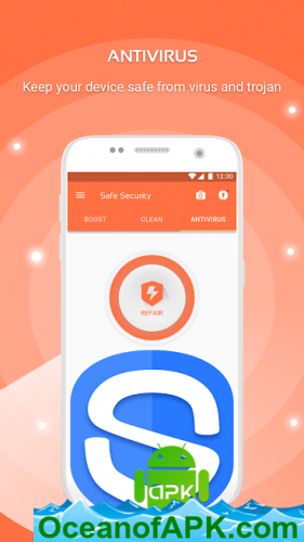 Safe Security - Antivirus, Booster, Phone Cleaner v5.6.6.4810 [Mod] APK Free Download
