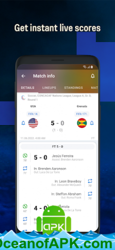 Sofascore - Sports live scores v5.99.6 (Unlocked) APK Free Download