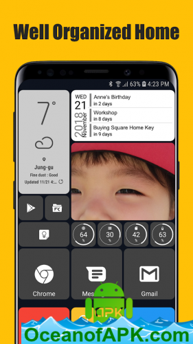 Square Home - Launcher : Windows Style v2.2.3 [Pro] APK Free Download