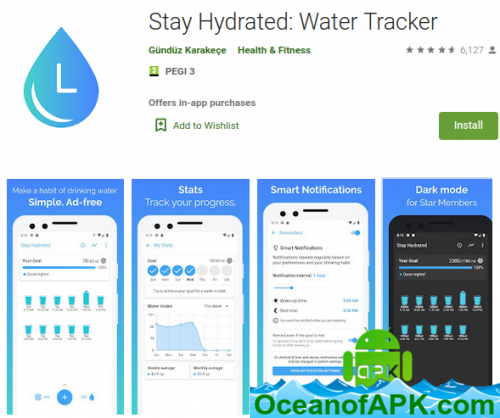 Stay Hydrated: Water Tracker v2022.04.01 [Unlocked] APK Free Download