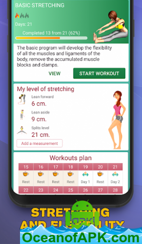 Stretching exercise. Flexibility training for body v3.2.7 [Pro] APK Free Download