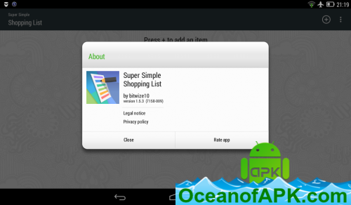 Super Simple Shopping List v2.4.0.0 [Full] APK Free Download