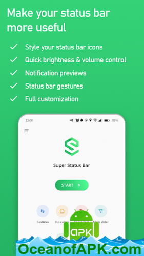 Tremendous Standing Bar – Customise v2.9.1 (Premium) APK Free Obtain