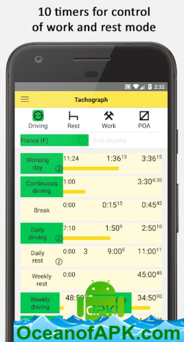 Tachograph - assistant trucker v1.2.16 [Premium] APK Free Download
