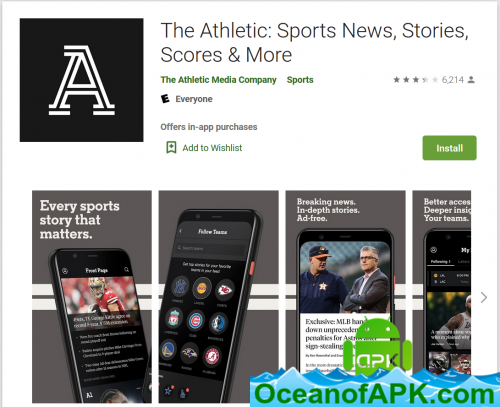 The Athletic Sports News, Stories, Scores & More v11.0.0 [Subscribed] APK Free Download