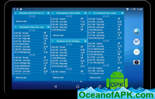 Tide charts widget - eTide HDF v1.5.0 [Premium] APK Free Download