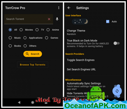 TorrCrow Pro - Torrent Search Engine v26.1.0 [Mod] APK Free Download