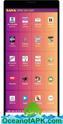 UPSC IAS CSAT 2021 v2.65 [Pro] APK Free Download