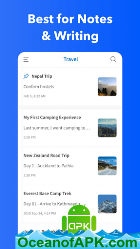 UpNote - notes, diary, journal v6.11.0 (Premium) APK Free Download