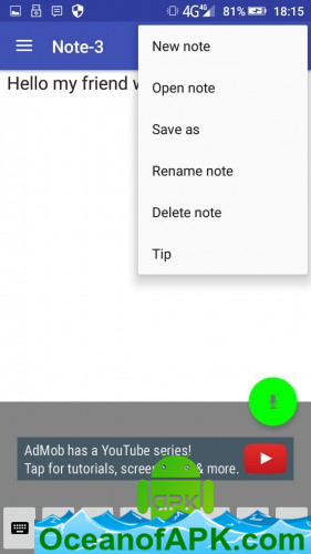 Voice Notebook - continuous speech to text v2.1.9 [Premium] APK Free Download