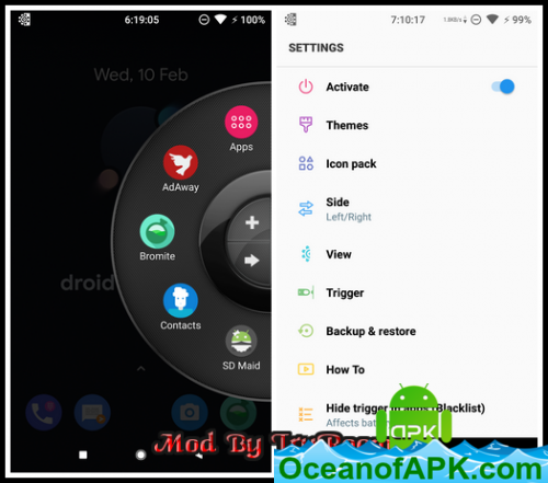 Wheel Launcher Full customizable sidebar v1.452 [Mod] APK Free Download