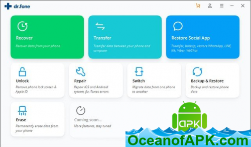 Wondershare Dr.Fone toolkit for iOS and Android 10.0.1.54 +crack APK Free Download