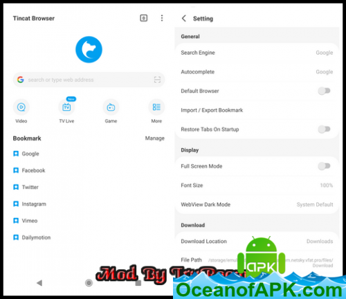 Tincat Browser Pro - M3U8 Video Download & Cast TV v4.1.3 [Mod] APK Free Download