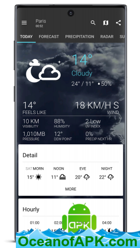 1Weather: Widget Forecast Radar v4.5.4.0 [Pro] APK Free Download
