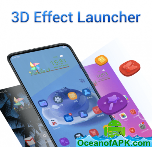 3D Impact Launcher – Cool Dwell Impact, Wallpaper v1.7 (SAP) (Premium) APK Free Obtain