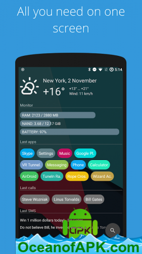 AIO Launcher v2.7.5 [Beta6] [Pro] APK Free Download
