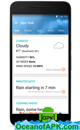 AccuWeather Weather Forecast Updates & Radar Maps v5.8.1.2 [Unlocked] APK Free Download