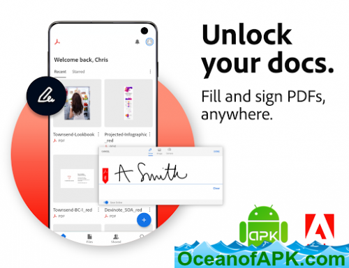 Adobe Acrobat Reader for PDF v21.8.0.19312 (Professional) APK Free Obtain