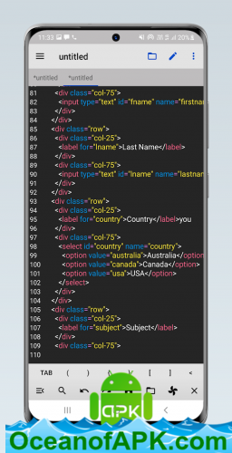 Advanced Code Editor PRO v1.1.1 [Paid] APK Free Download