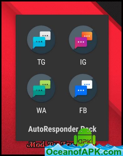 AutoResponder Pack For (WA,FB,IG,TG) vSeptember 2020 [Mod] [Sap] APK Free Download