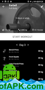 Barbell Home Workout v2.01 [PRO][MOD][SAP] APK Free Download