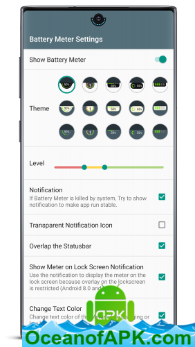 Battery Meter Overlay v3.7.0 [Pro] [Mod] APK Free Download