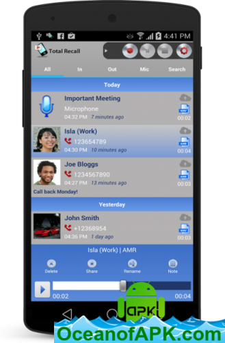 Call Recorder | Total Recall v2.0.80 [Unlocked] APK Free Download