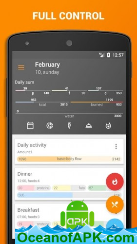 Calorie Counter and Exercise Diary XBodyBuild v4.21 [Pro] APK Free Download