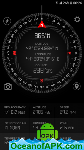 Compass GPS Pro Military Compass with Camera v2.1 [Unlocked] APK Free Download