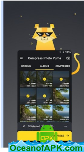 Compress Photo Puma: KB, MB, Resolution, Quality v1.0.29 [Premium] APK Free Download