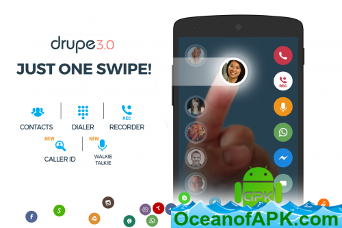 Contacts, Phone Dialer & Caller ID: drupe v3.046.00023-Rel [Pro] APK Free Download