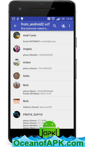Contacts VCF v4.1.67 [Unlocked] APK Free Download
