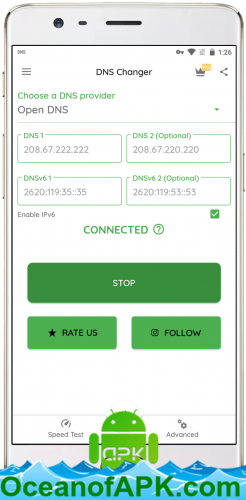 DNS Changer | Mobile Data & WiFi | IPv4 & IPv6 v1233lgr [Pro] [Mod] APK Free Download
