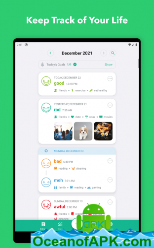Daylio Journal - Mood Tracker v1.48.1 [Premium] APK Free Download