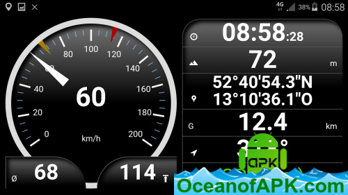 Simple Speedometer Professional v1.109.1.p APK Free Obtain