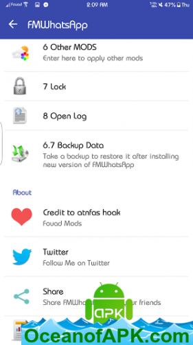 FMWhatsApp v8.0 APK Free Download
