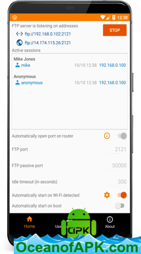 FTP Server - Multiple FTP users v0.11.4 [Unlocked] APK Free Download
