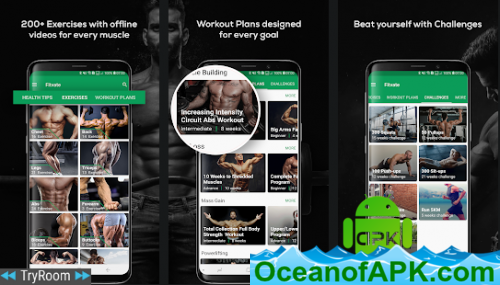 Fitvate Gym Workout Trainer Fitness Coach Plans v4.3 [Mod] APK Free Download