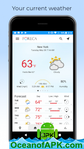 Foreca Weather v4.8.6 [AdFree] APK Free Download