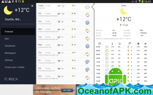 ForecaWeather v4.3.0 [Ad-Free] APK Free Download