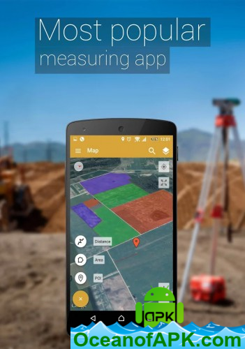 GPS Fields Area Measure PRO v3.8.6 [Paid] APK Free Download