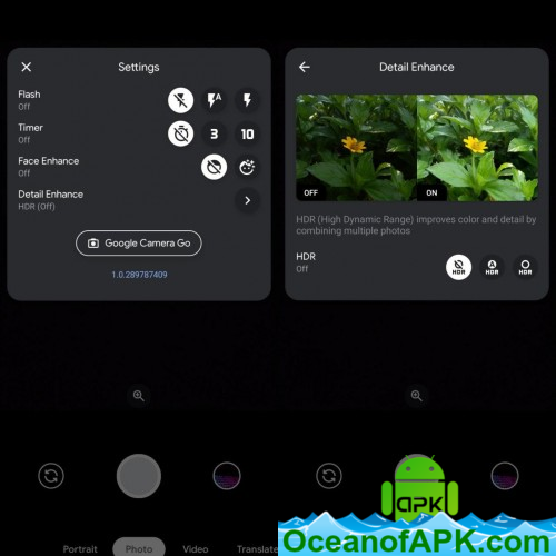 Google Camera v1.0.289787409 | v2 (Go Mod) APK Free Download