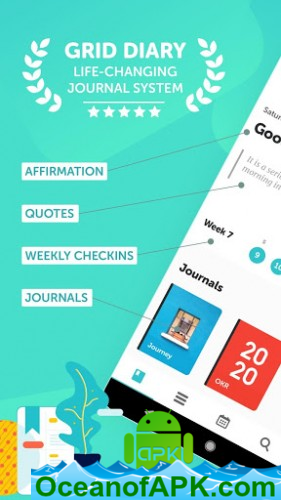Grid Diary - Journal, Planner v1.7.7 (Premium) APK Free Download
