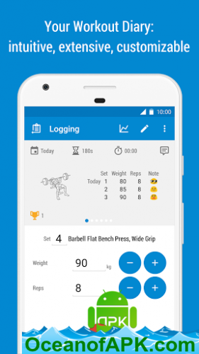 GymRun Workout Diary and Fitness Tracker v9.5.1 [Unlocked] APK Free Download