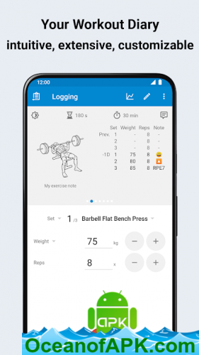 GymRun Workout Log & Fitness Tracker v9.11.1 [Premium] APK Free Download